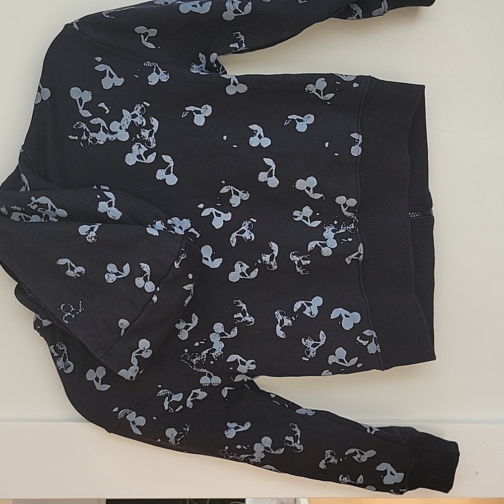 BONPOINT cherry Zip Up Hoodie 7/8 Years - Picture 4 of 4